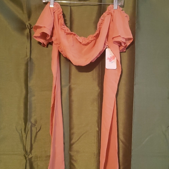 L'ATIDTE two piece multitierd skirt set - Picture 2 of 5